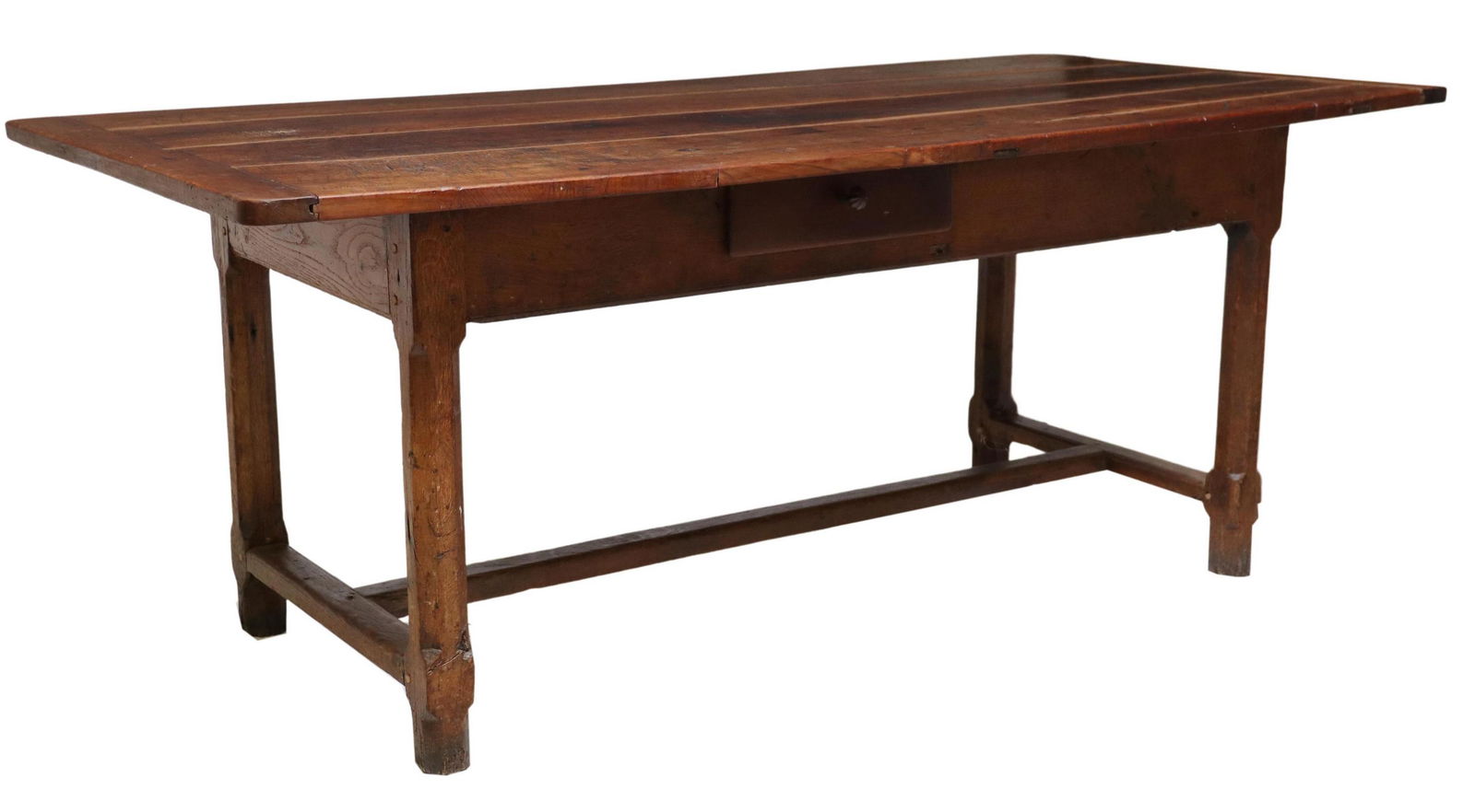 FRENCH PROVINCIAL FRUITWOOD FARMHOUSE TABLE (1 of 5)
