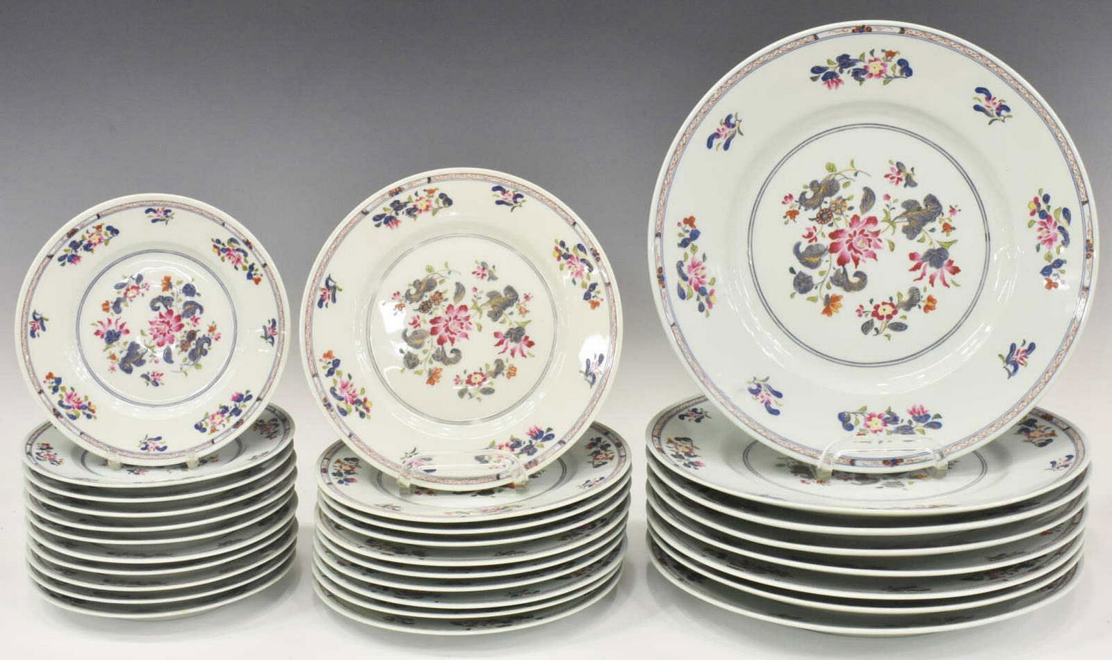 (29) FRENCH LIMOGES 'CHEN YANG' PORCELAIN PLATES (1 of 4)