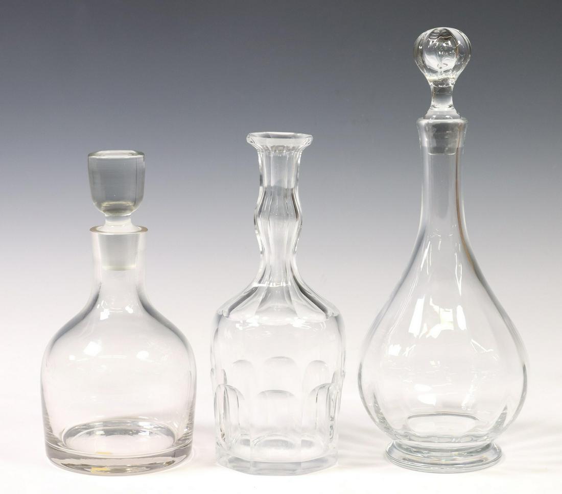 (3) BACCARAT & OTHERS CRYSTAL DECANTERS (1 of 3)