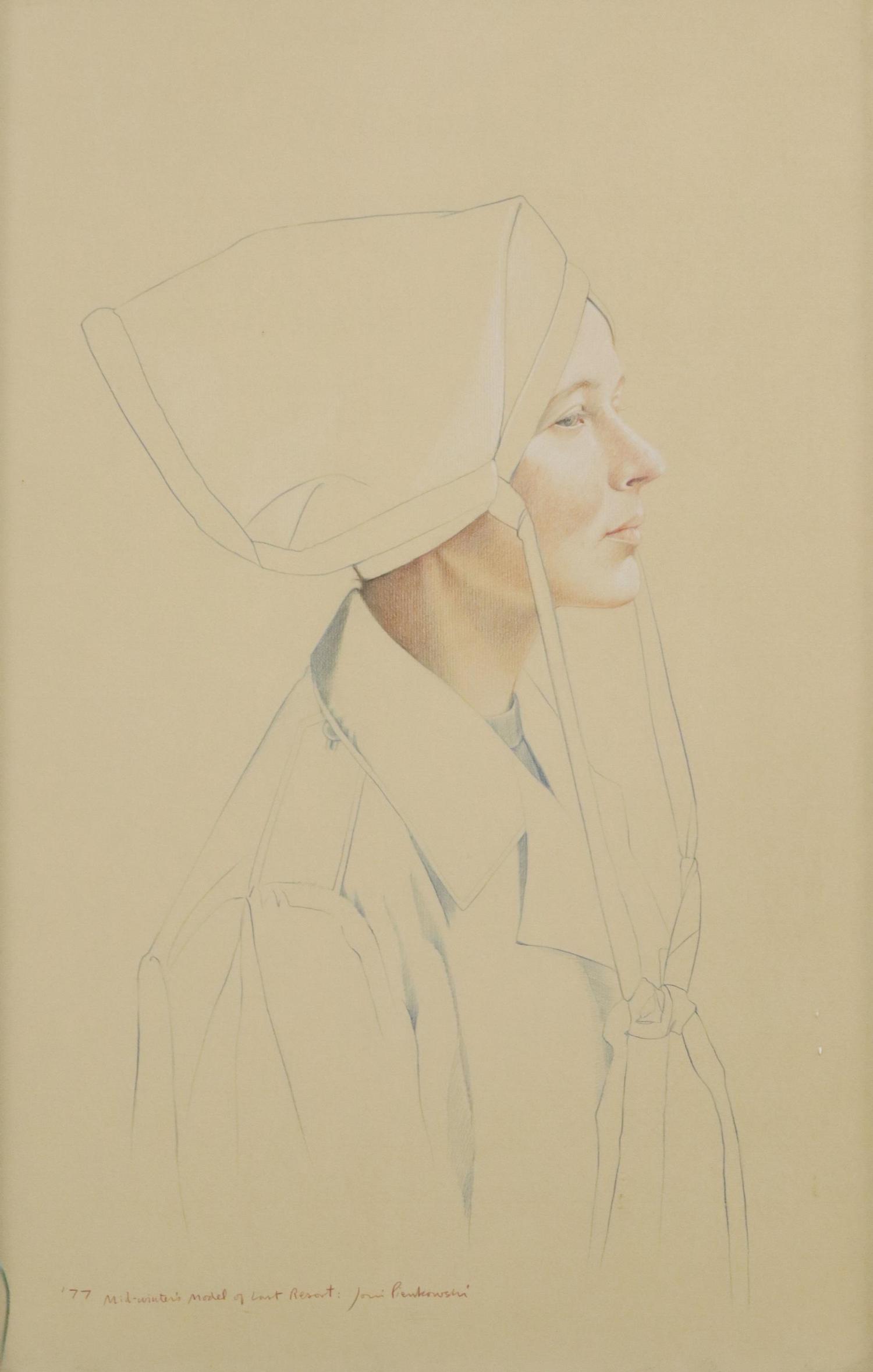 JONI PIENKOWSKI (20TH C.) FIGURE STUDY DRAWING (1 of 4)