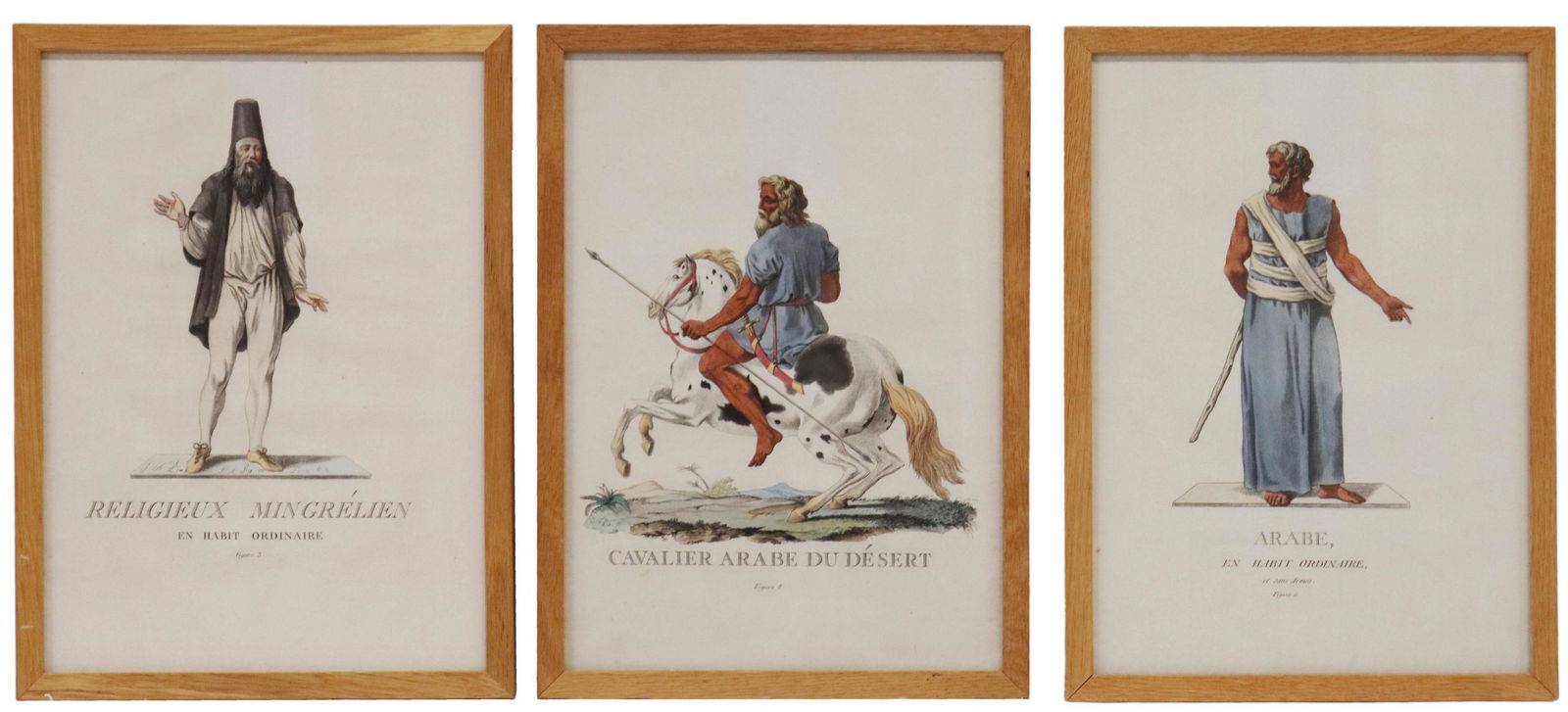 3) AFTER JACQUES BAR HAND-COLORED PRINTS, COSTUMES (1 of 5)