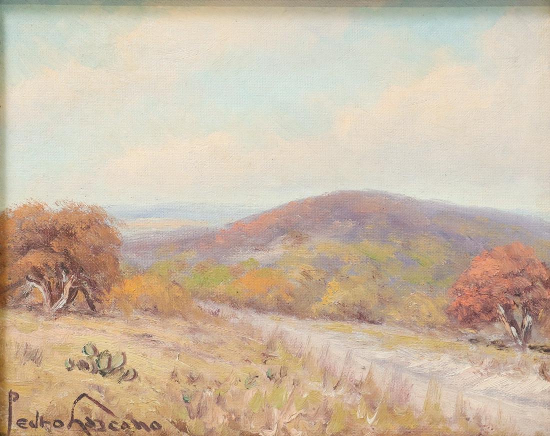 PEDRO LAZCANO (1909-1970) FALL IN THE HILL COUNTRY (1 of 4)