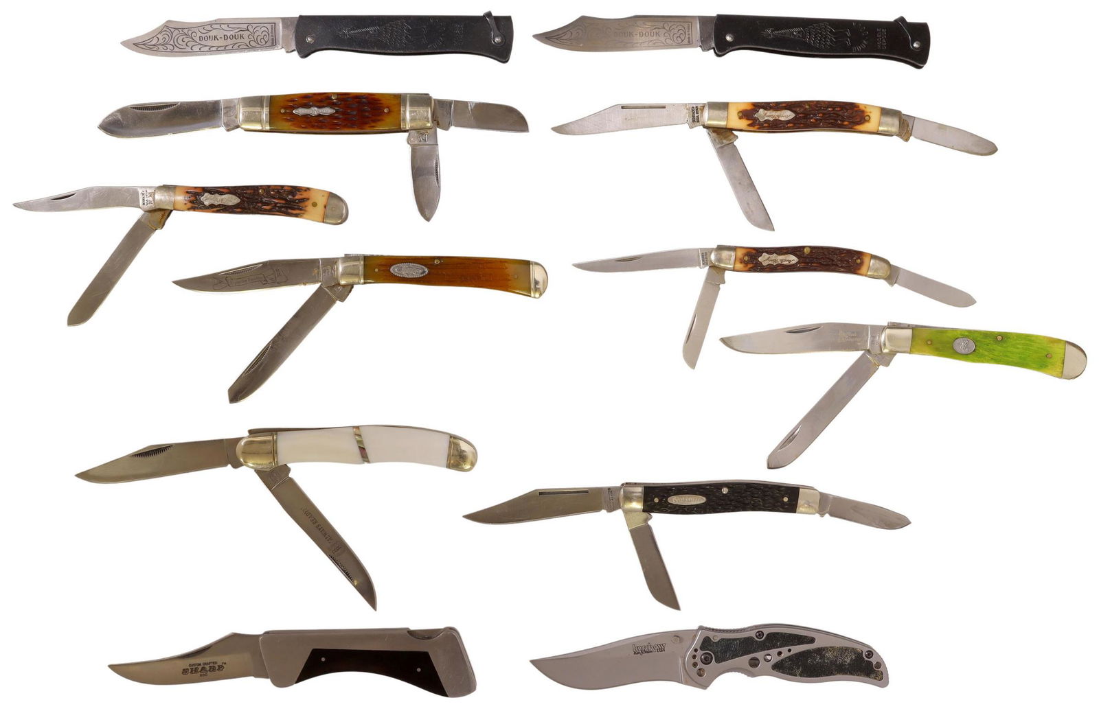 (12) POCKET KNIVES COLD STEEL, ROUGH RIDER, MORE (1 of 3)