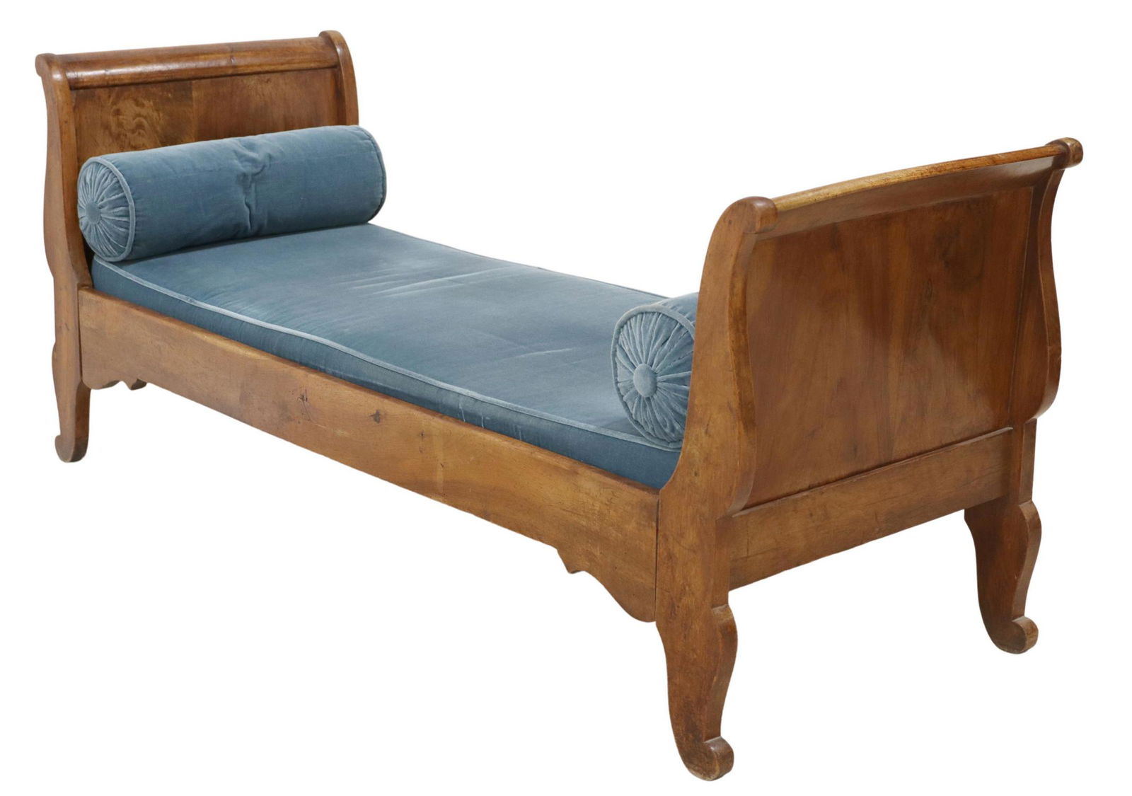 FRENCH LOUIS PHILIPPE PERIOD WALNUT RECAMIER (1 of 3)