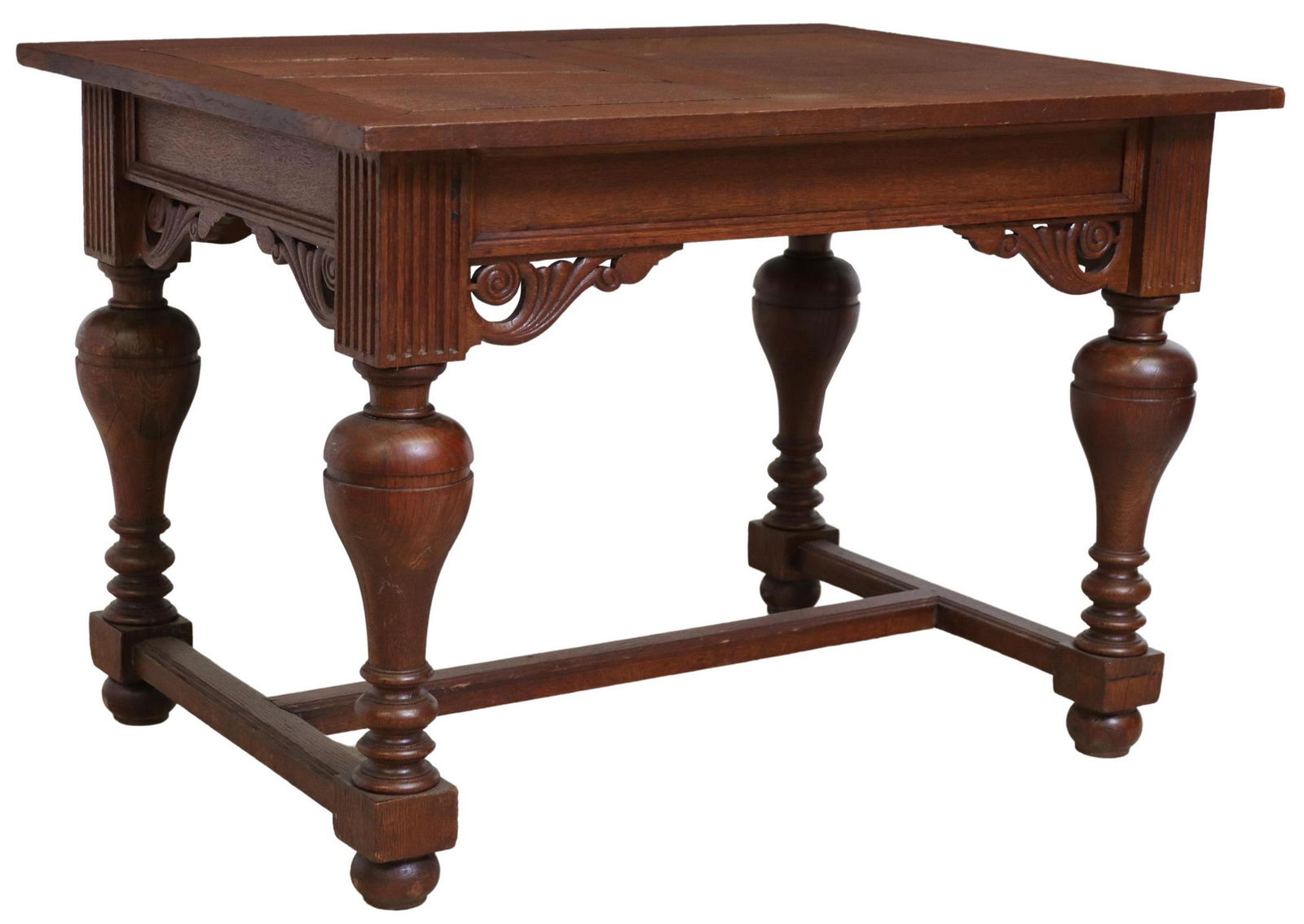 DUTCH CARVED OAK TABLE (1 of 4)