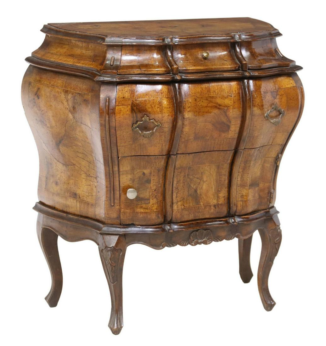 ITALIAN VENETIAN PATCHWORK BEDSIDE CABINET (1 of 6)