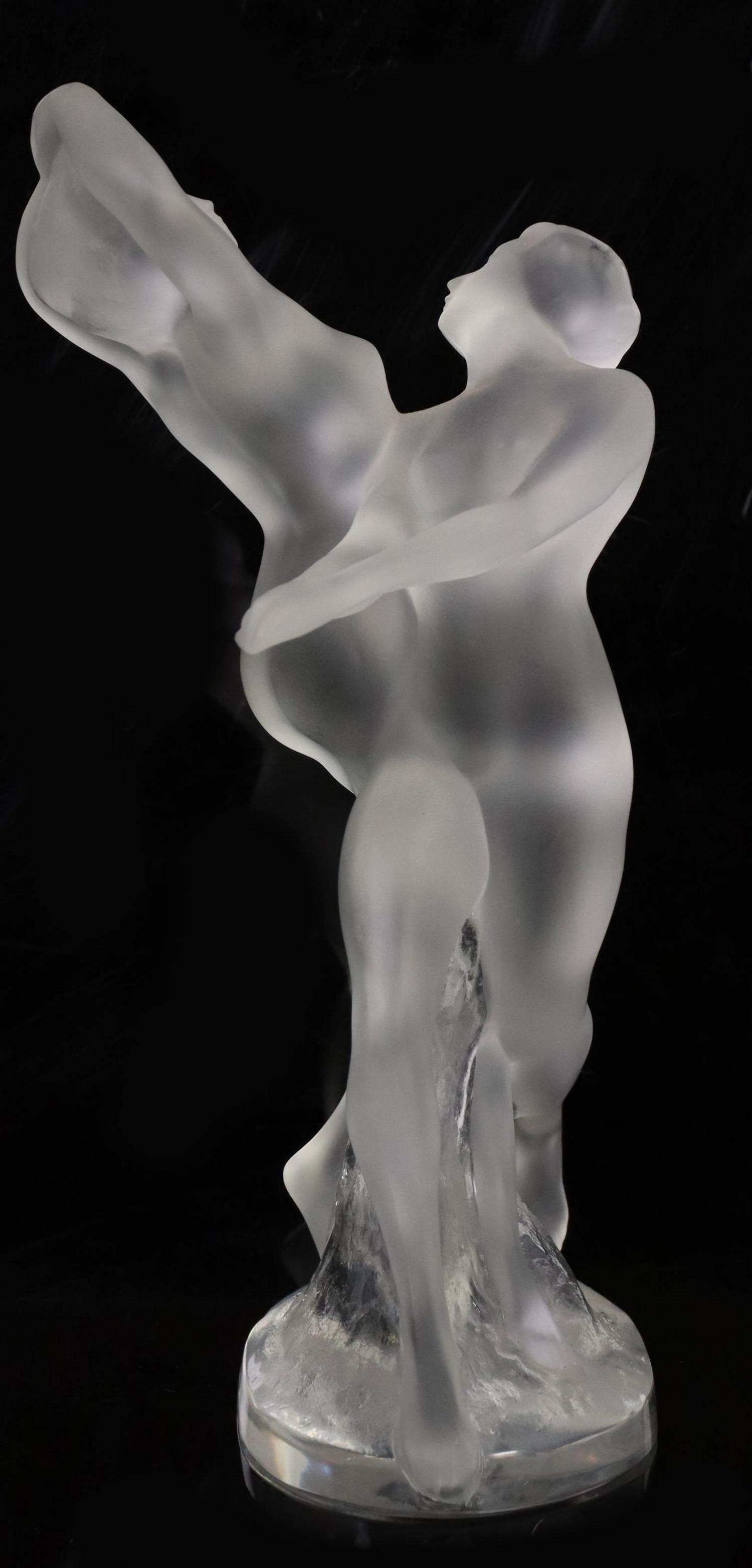 LALIQUE GLASS FIGURE GROUP DEUX DANSEUSES (1 of 5)
