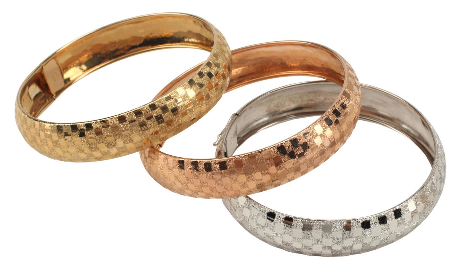 (3) MICHAEL ANTHONY 14KT GOLD ESTATE BRACELETS (1 of 4)