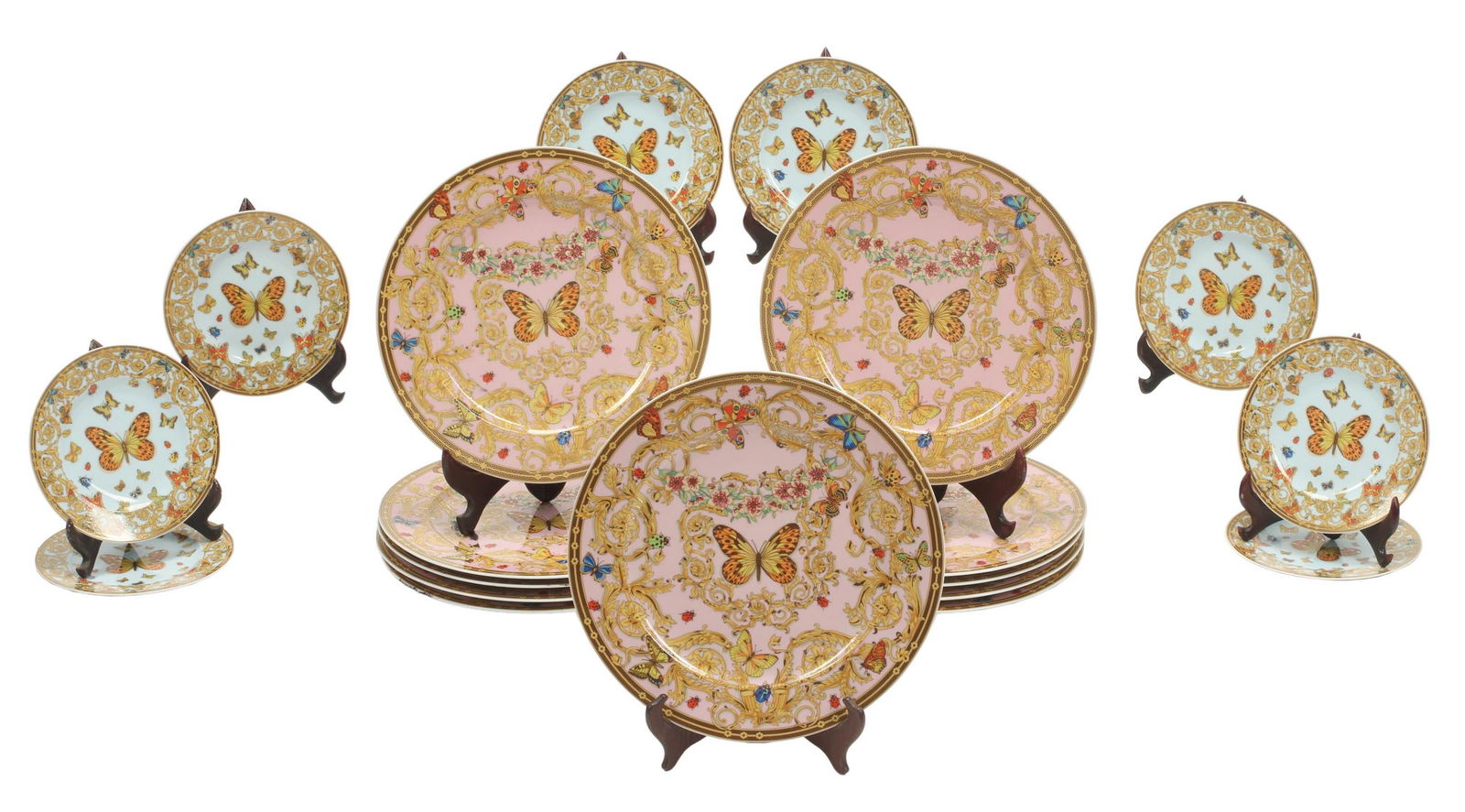 (44) ROSENTHAL LE JARDIN DE VERSACE PLATES (1 of 10)
