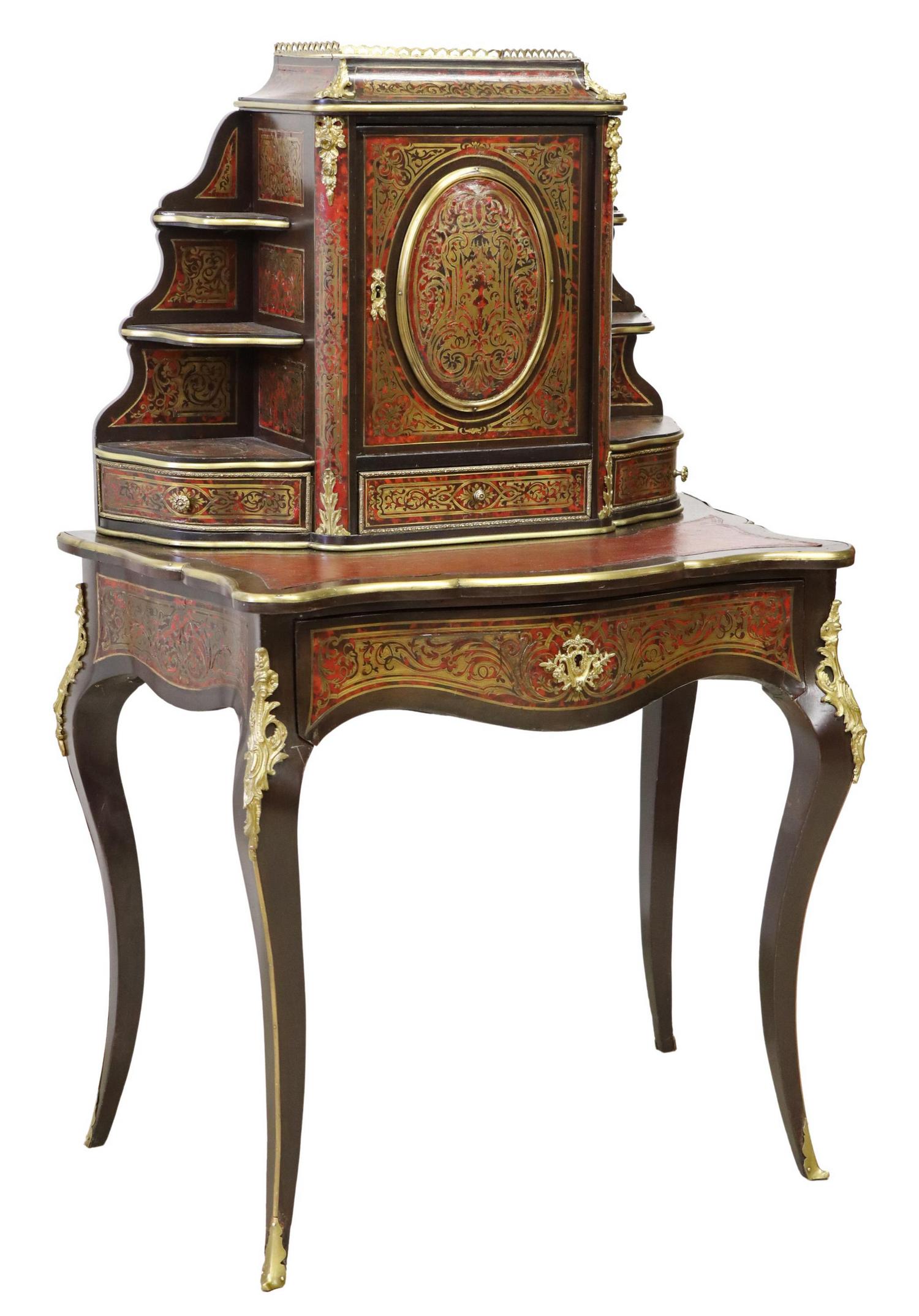 NAPOLEON III BOULLE MARQUETRY BONHEUR DU JOUR (1 of 6)