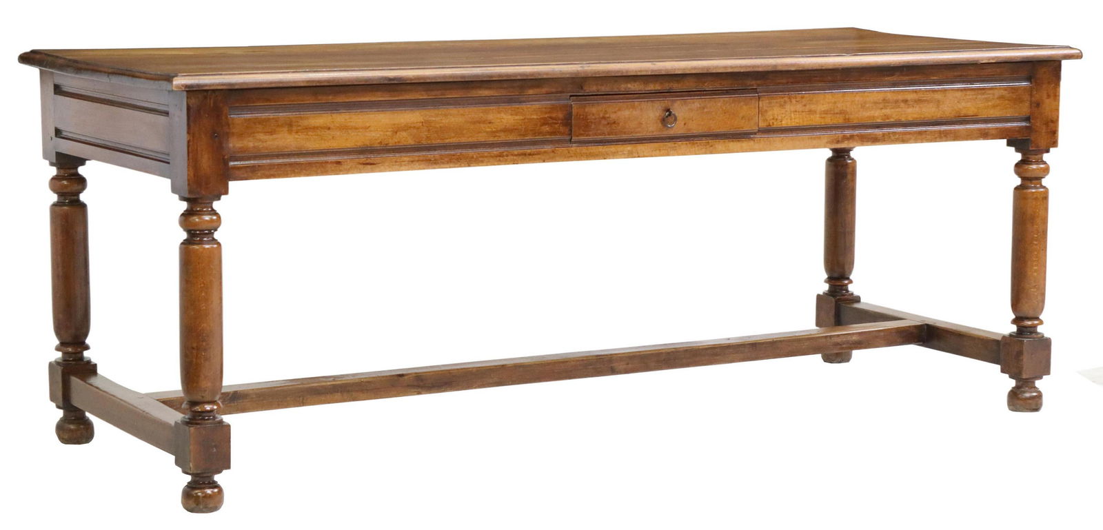 FRENCH PROVINCIAL FARMHOUSE TABLE, 79"L (1 of 5)