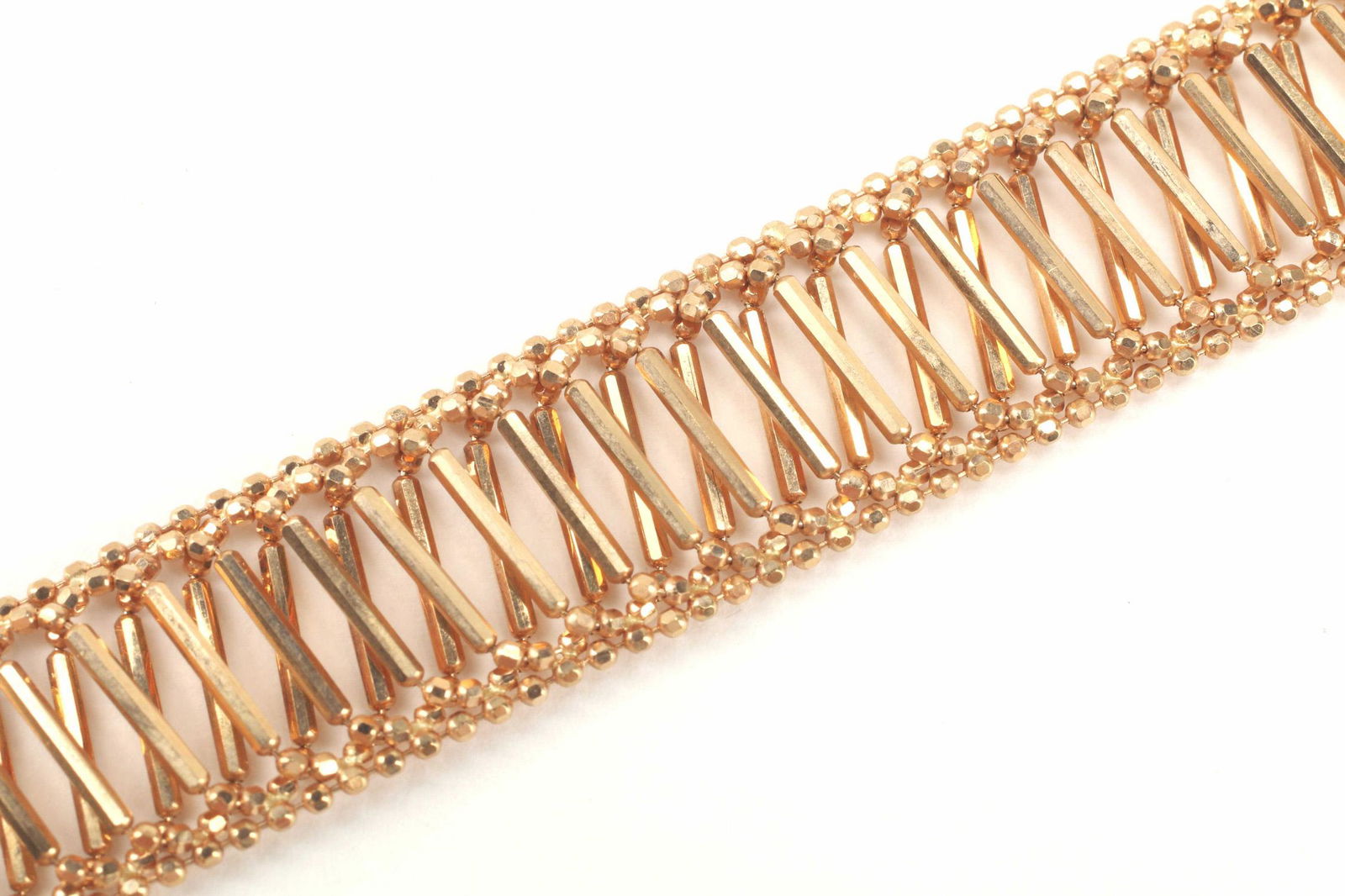 ESTATE 14KT ROSE GOLD BRACELET (1 of 3)