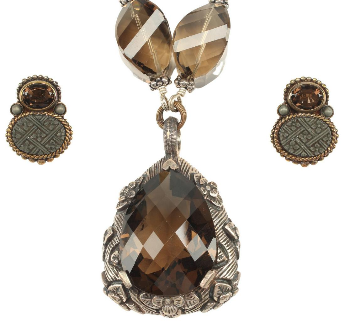 (2) ESTATE STEPHEN DWECK NECKLACE & EARRINGS (1 of 5)