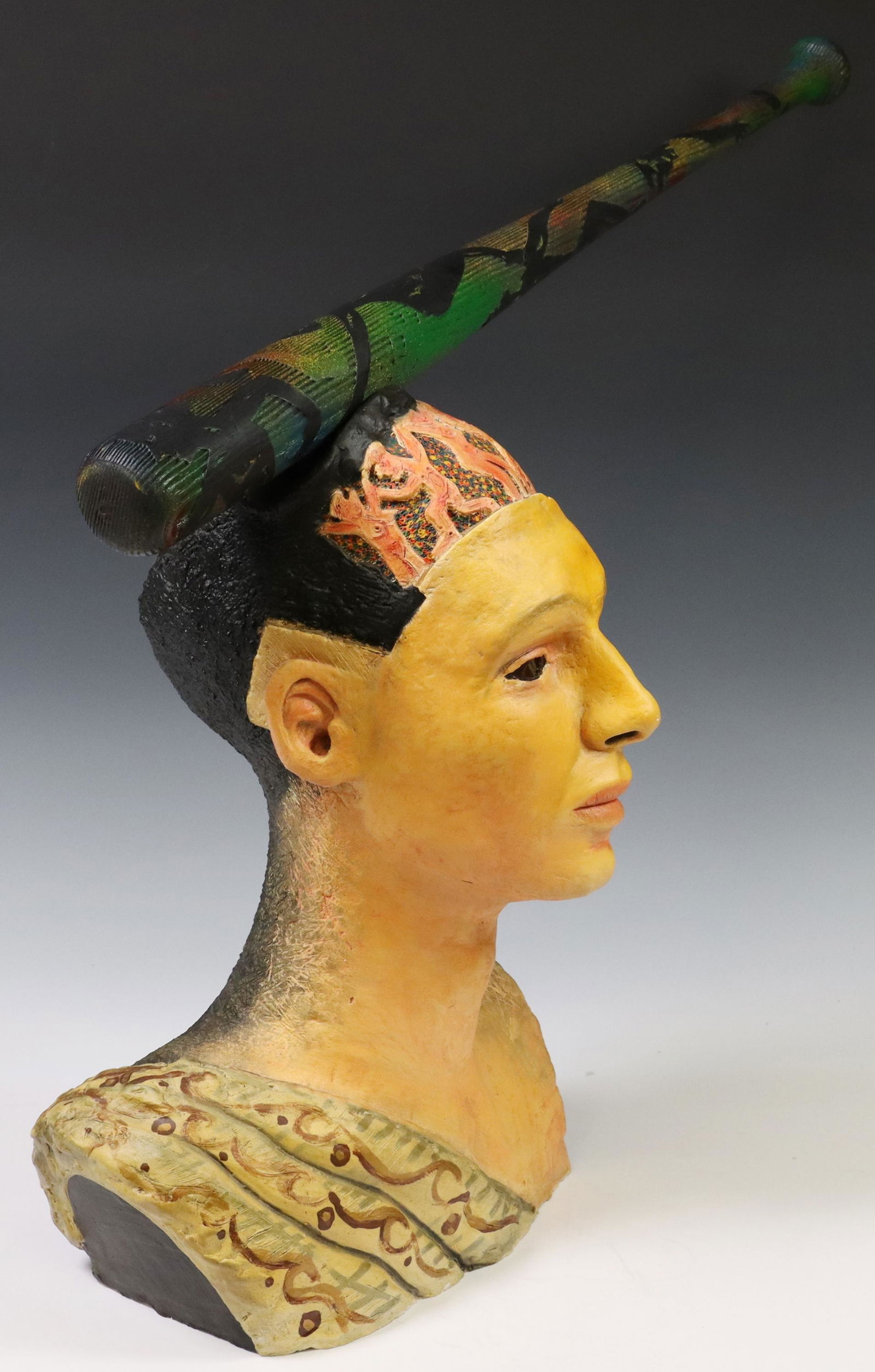 PATRICK WADLEY (ATX, 1950-1992) CERAMIC BUST (1 of 13)