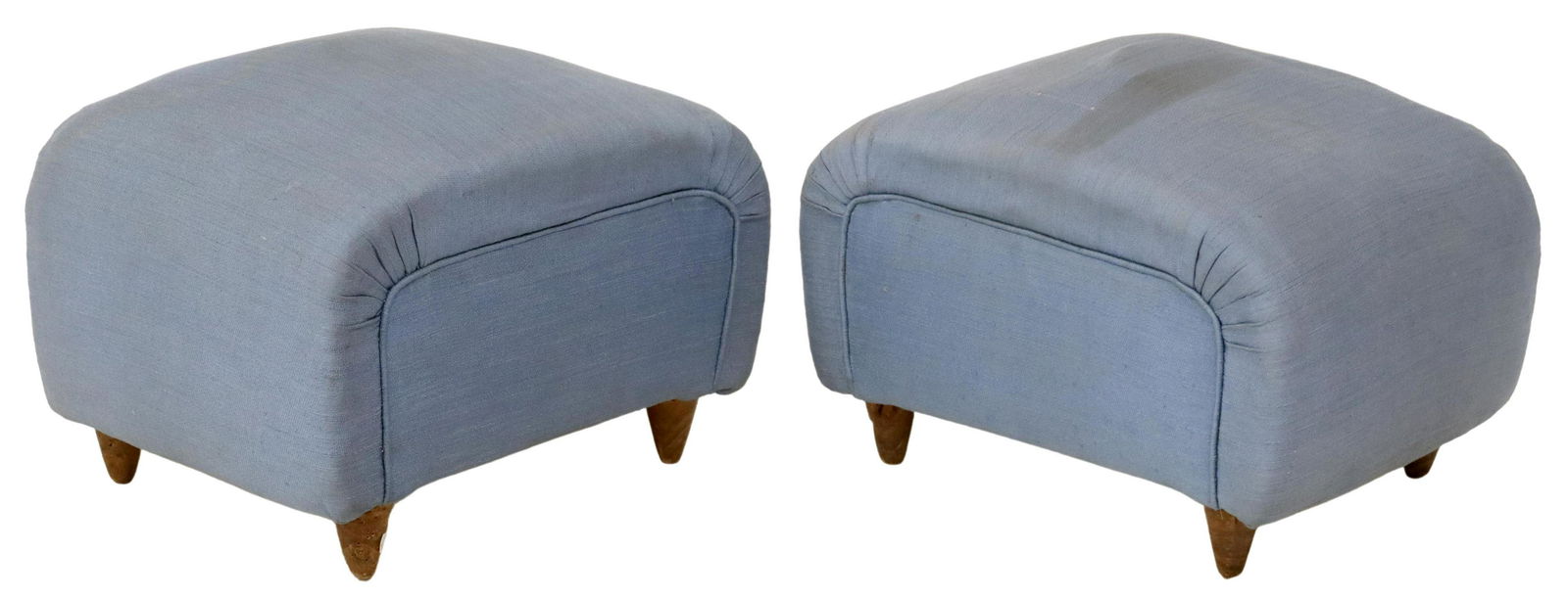 (2) ITALIAN MID-CENTURY MODERN UPHOLSTERED STOOLS (1 of 4)