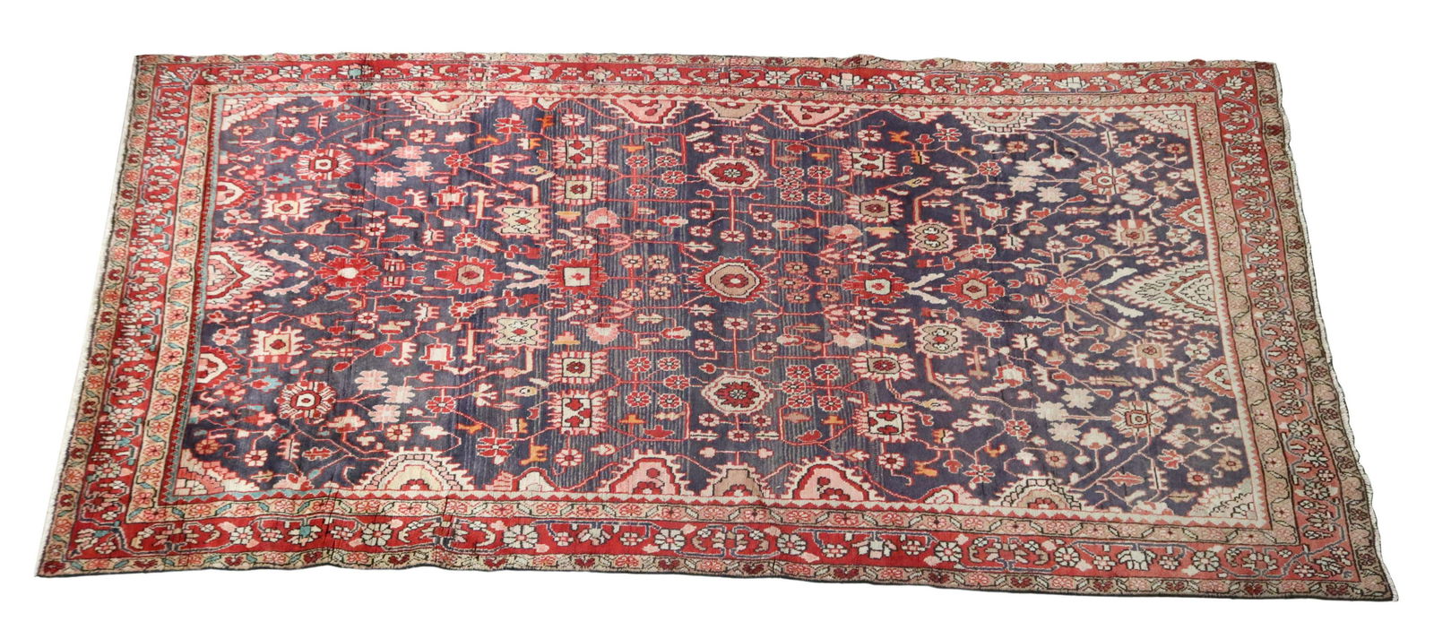 HAND-TIED PERSIAN WOOL RUG, IRAN, 11'6" X 6'5" (1 of 4)