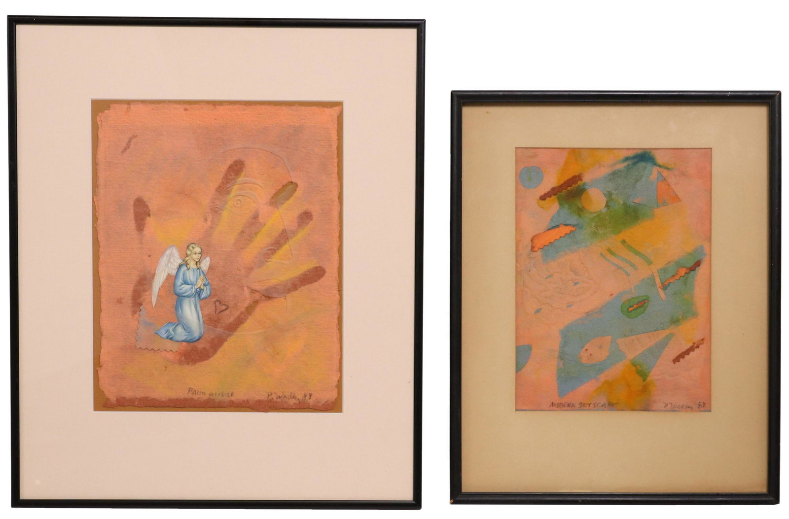 PATRICK WADLEY (ATX 1950-1992) PAPER COLLAGES (1 of 8)