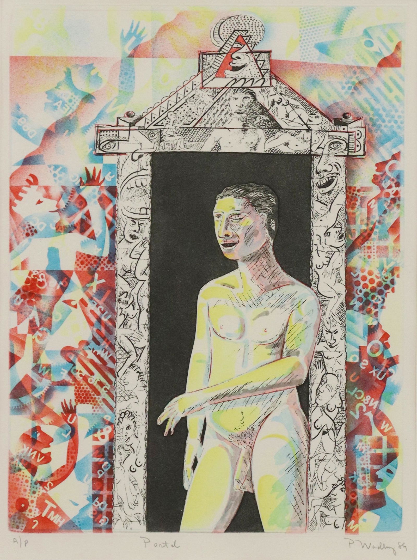 PATRICK WADLEY (ATX 1950-1992) ETCHING PORTAL (1 of 5)