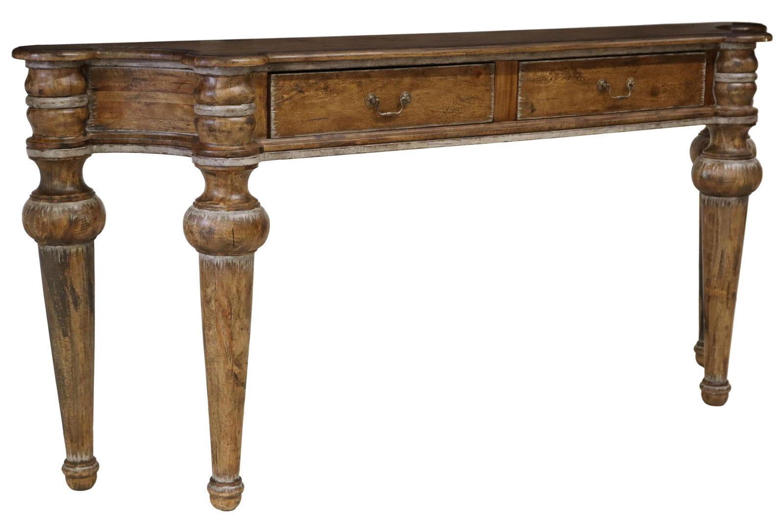 CONTEMPORARY 'TOLEDO' CONSOLE TABLE, 84"L (1 of 5)
