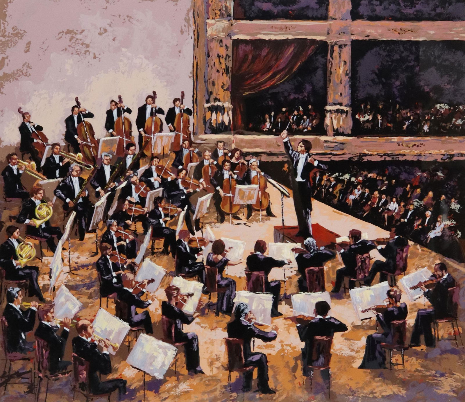 MARK KING (1931-2014) SIGNED SERIGRAPH ORCHESTRA (1 of 5)