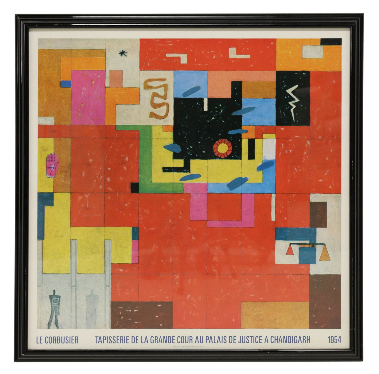 LE CORBUSIER 'WANDTEPPICH FUR CHANDIGARH' OFFSET (1 of 6)