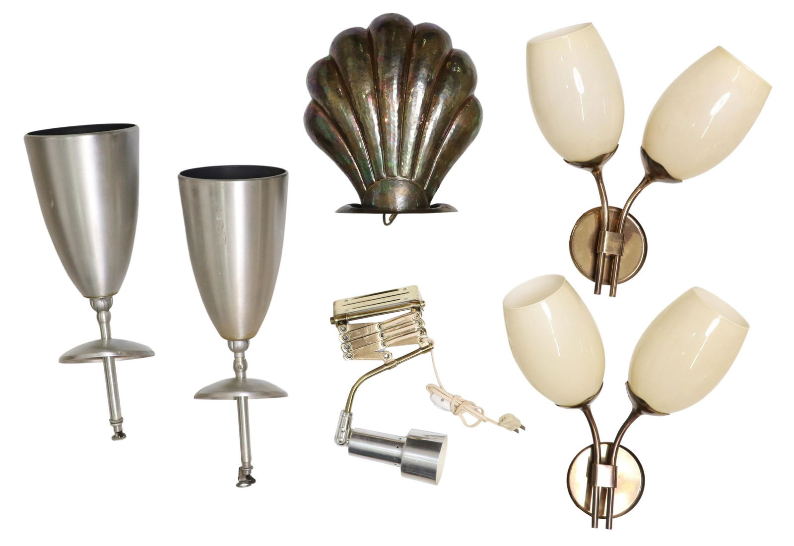 (6) AMERICAN, ITALIAN MID-CENTURY MODERN LIGHTS (1 of 2)