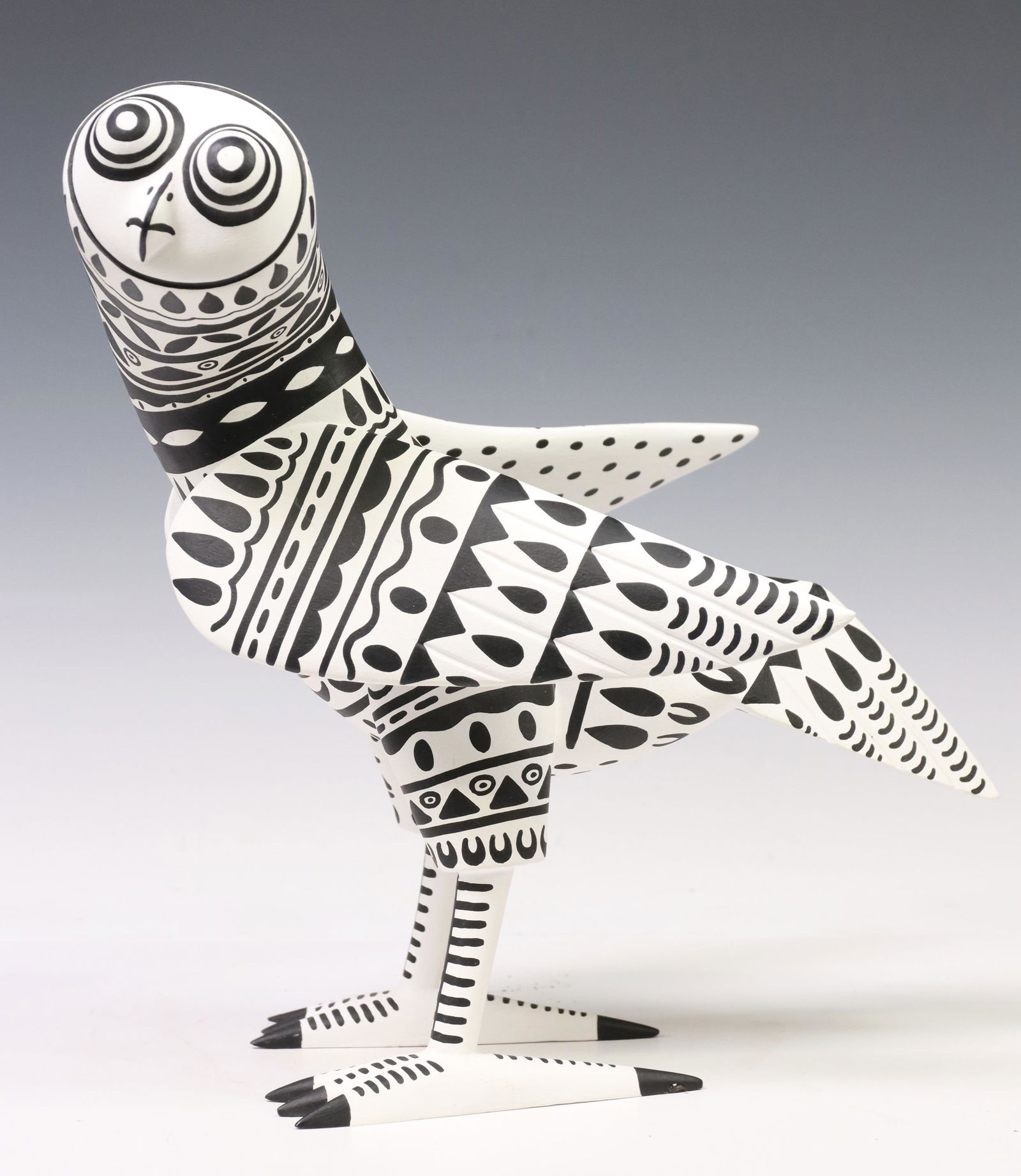 LUIS PABLO ALEBRIJE WOOD CARVING OWL, OAXACA, MX (1 of 8)