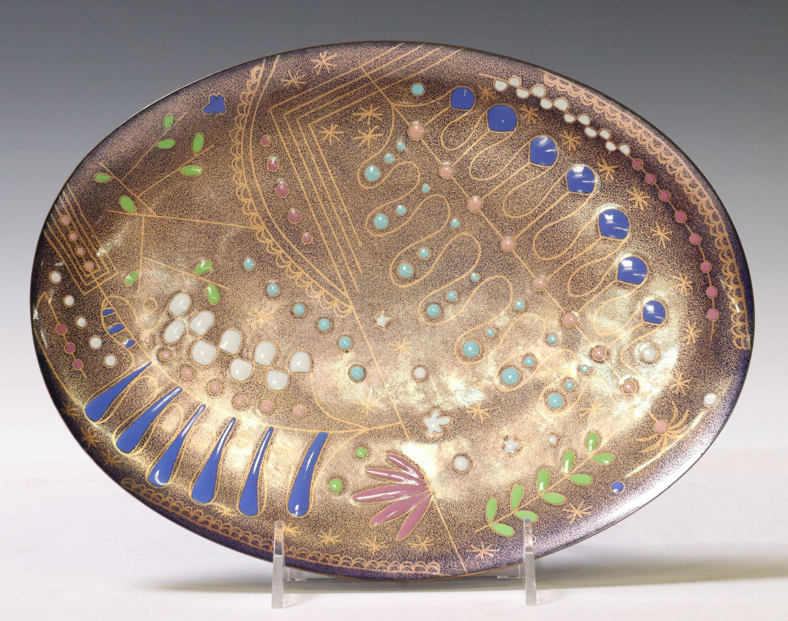 MIGUEL PINEDA MEXICO ENAMEL ON COPPER PLATE (1 of 4)