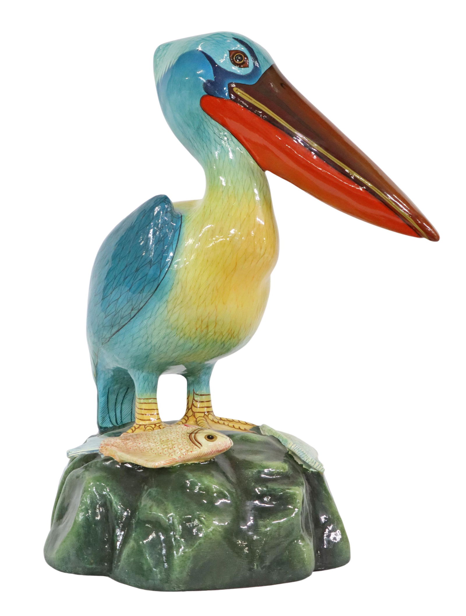 SERGIO BUSTAMANTE (B.1949) PAPIER-MACHE PELICAN (1 of 9)