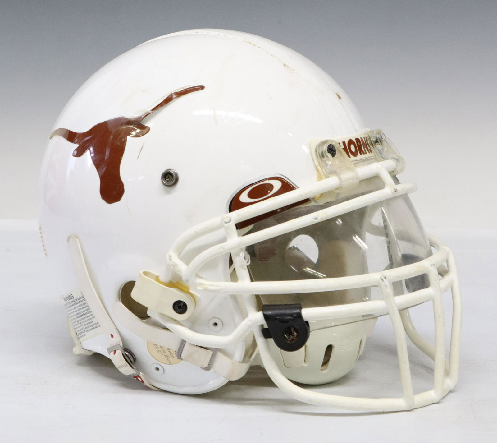 UNIV. OF TEXAS GAME USED JAN 2006 ROSE BOWL HELMET (1 of 5)