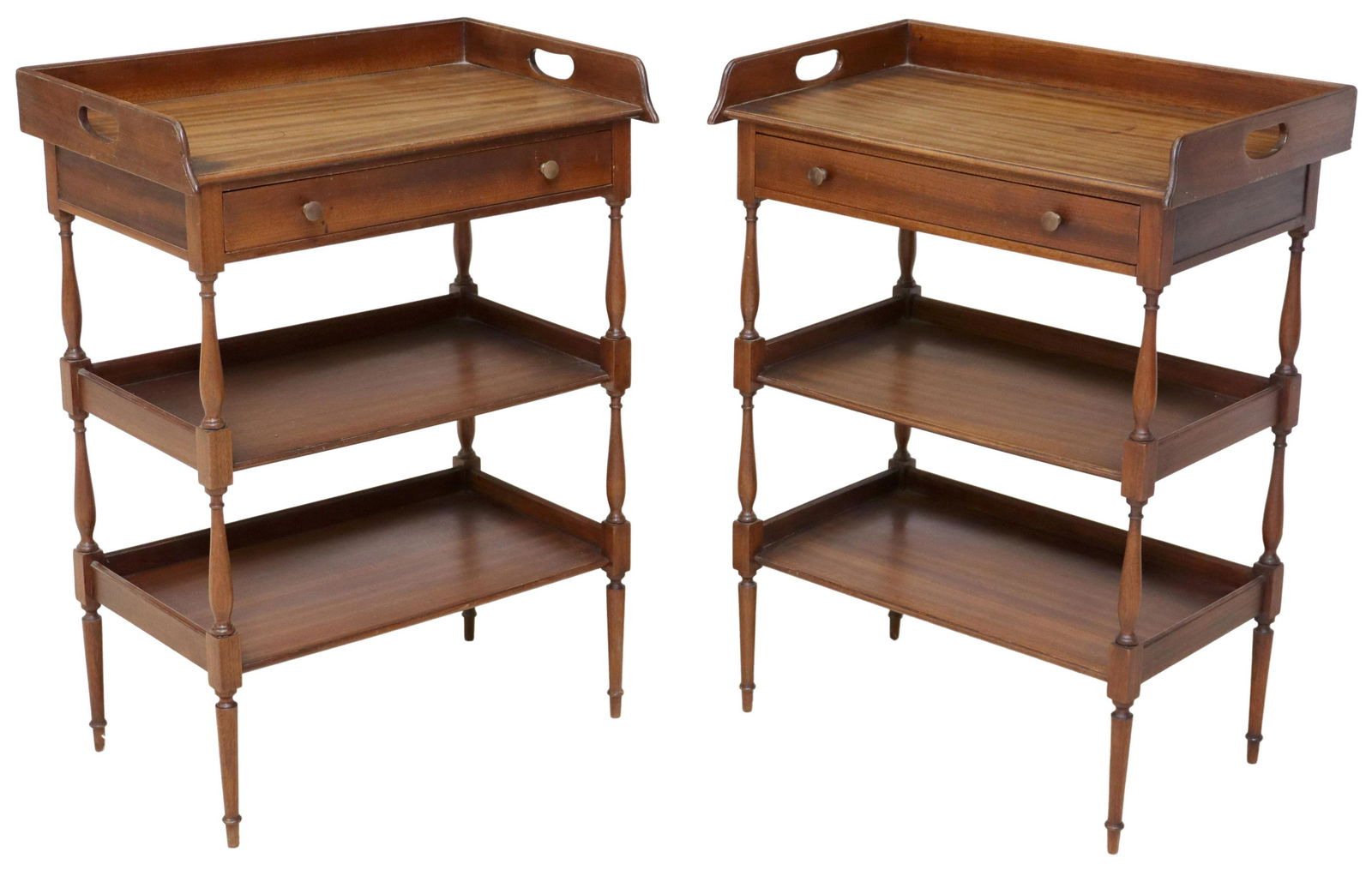 (2) DIRECTOIRE STYLE MAHOGANY STANDS (1 of 5)