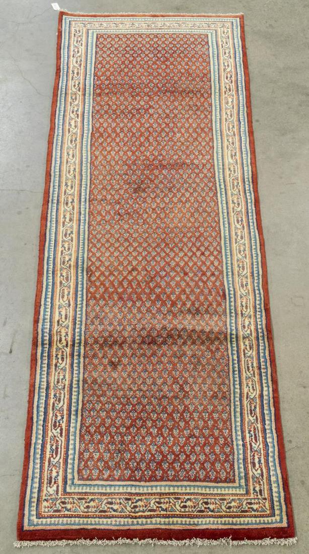 HAND-TIED PERSIAN MESHKIN RUNNER, 10'2" X 3'4" (1 of 5)