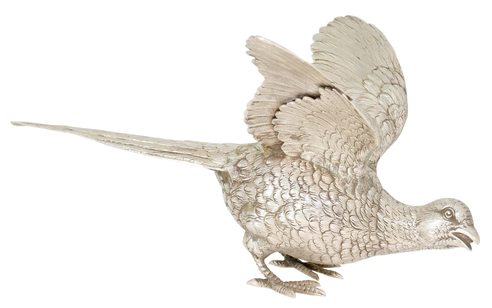 GERMAN STERLING SILVER PHEASANT LONDON IMPORT (1 of 8)