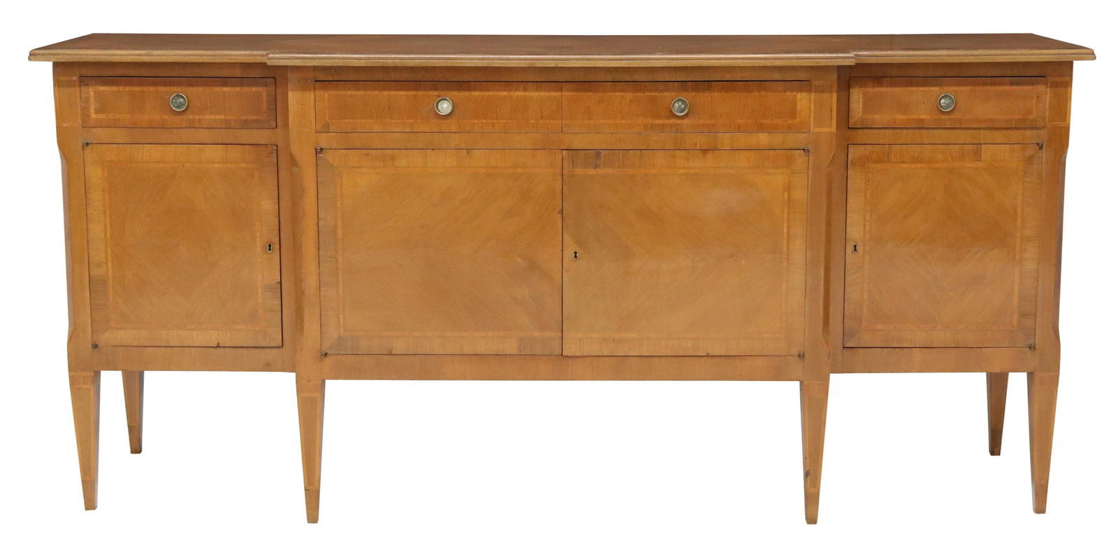 NEOCLASSICAL STYLE PARQUETRY BANDED SIDEBOARD (1 of 5)