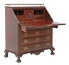 R.J. HORNER & CO. MAHOGANY SLANT-FRONT DESK