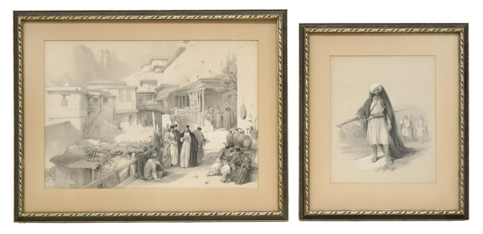 (2) AFTER DAVID ROBERTS HOLY LAND LITHOGRAPHS (1 of 6)