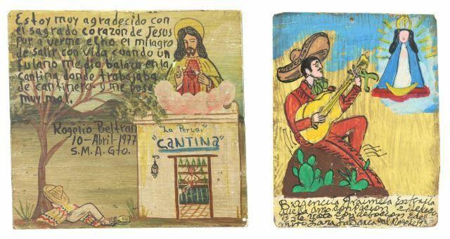 (2) RELIGIOUS EX-VOTO, MEXICO (1 of 4)