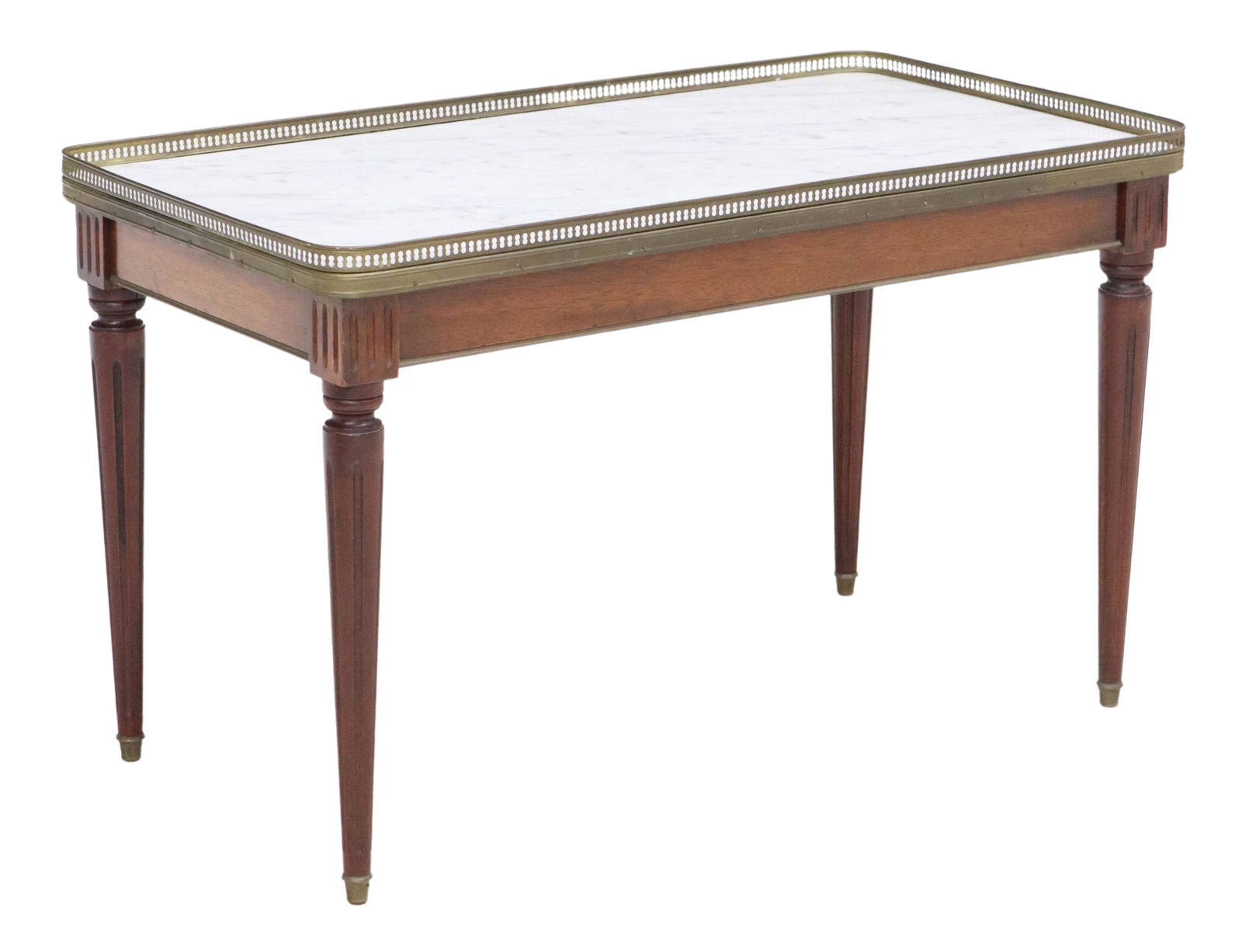 FRENCH LOUIS XVI STYLE MAHOGANY ACCENT TABLE (1 of 4)