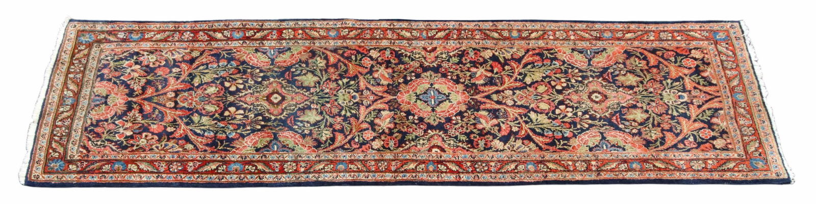 HAND-TIED PERSIAN SAROUKH RUNNER, 8'5" X 2'9" (1 of 4)