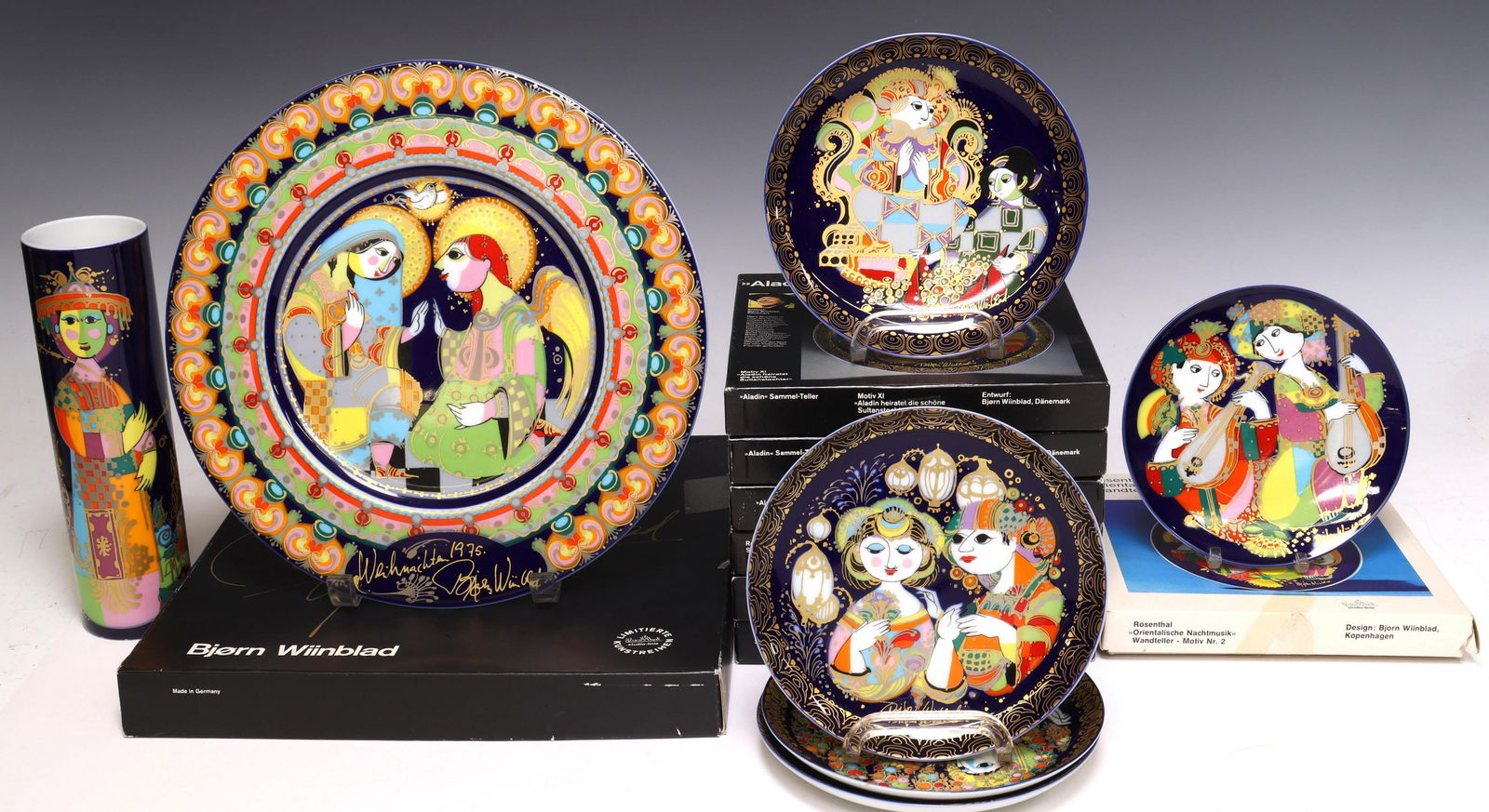 (13) BJORN WIINBLAD (D.2006) FOR ROSENTHAL PLATES (1 of 7)