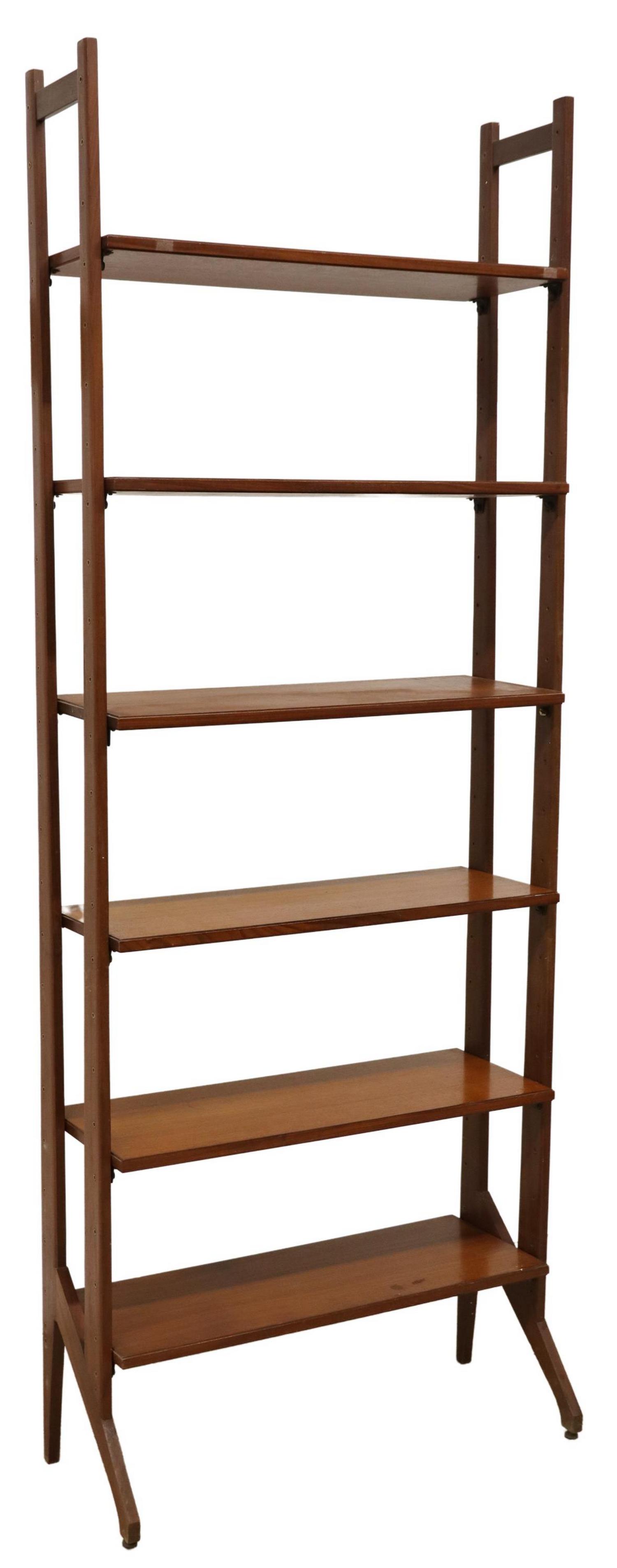 ITALIAN MID-CENTURY MODERN TEAK BOOKCASE (1 of 4)