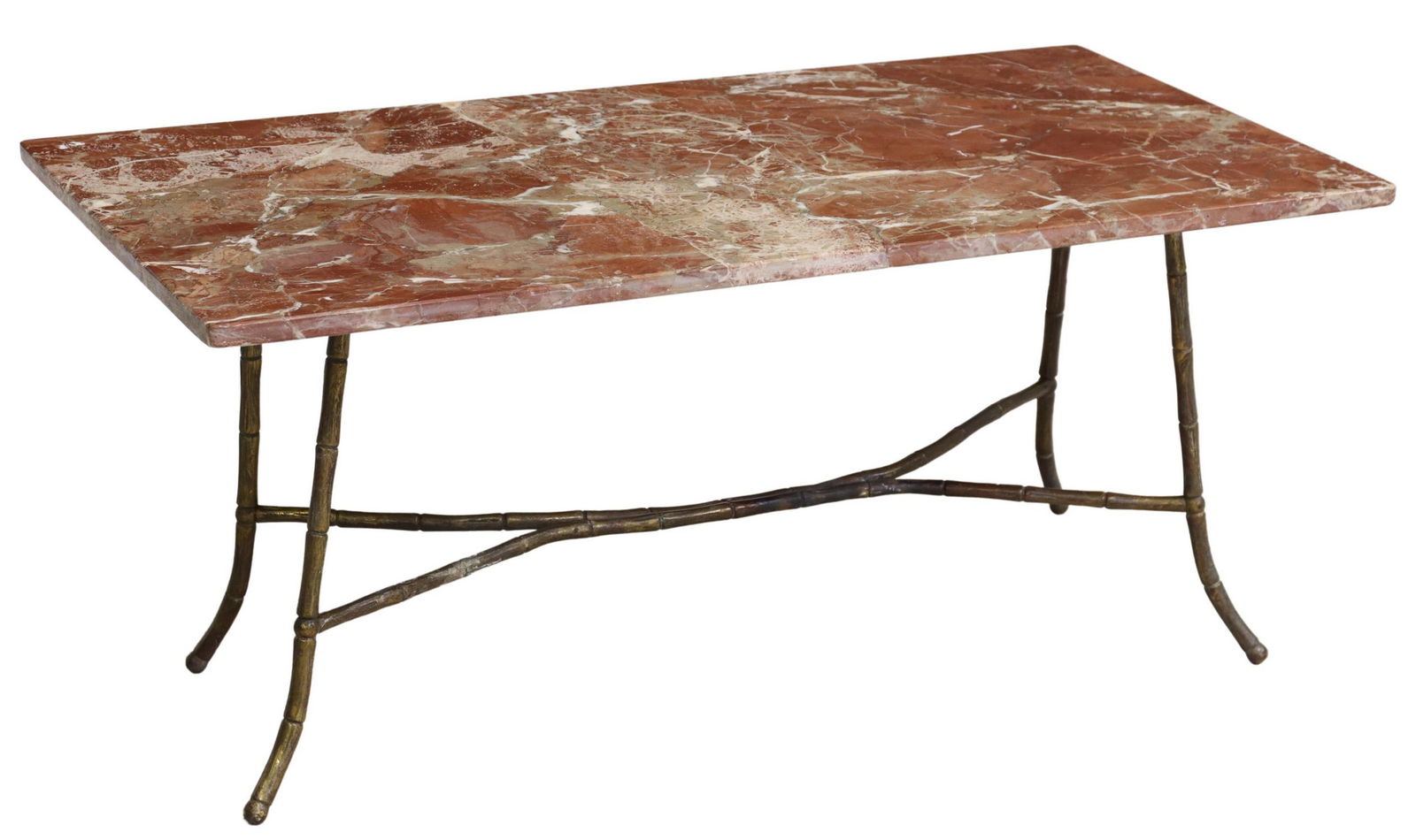 MANNER OF MAISON BAGUES FAUX BAMBOO COFFEE TABLE (1 of 4)