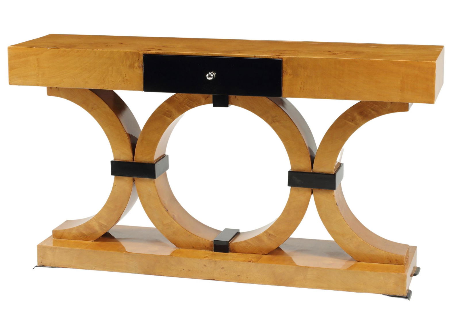 ART DECO STYLE SCULPTURAL CONSOLE TABLE (1 of 5)