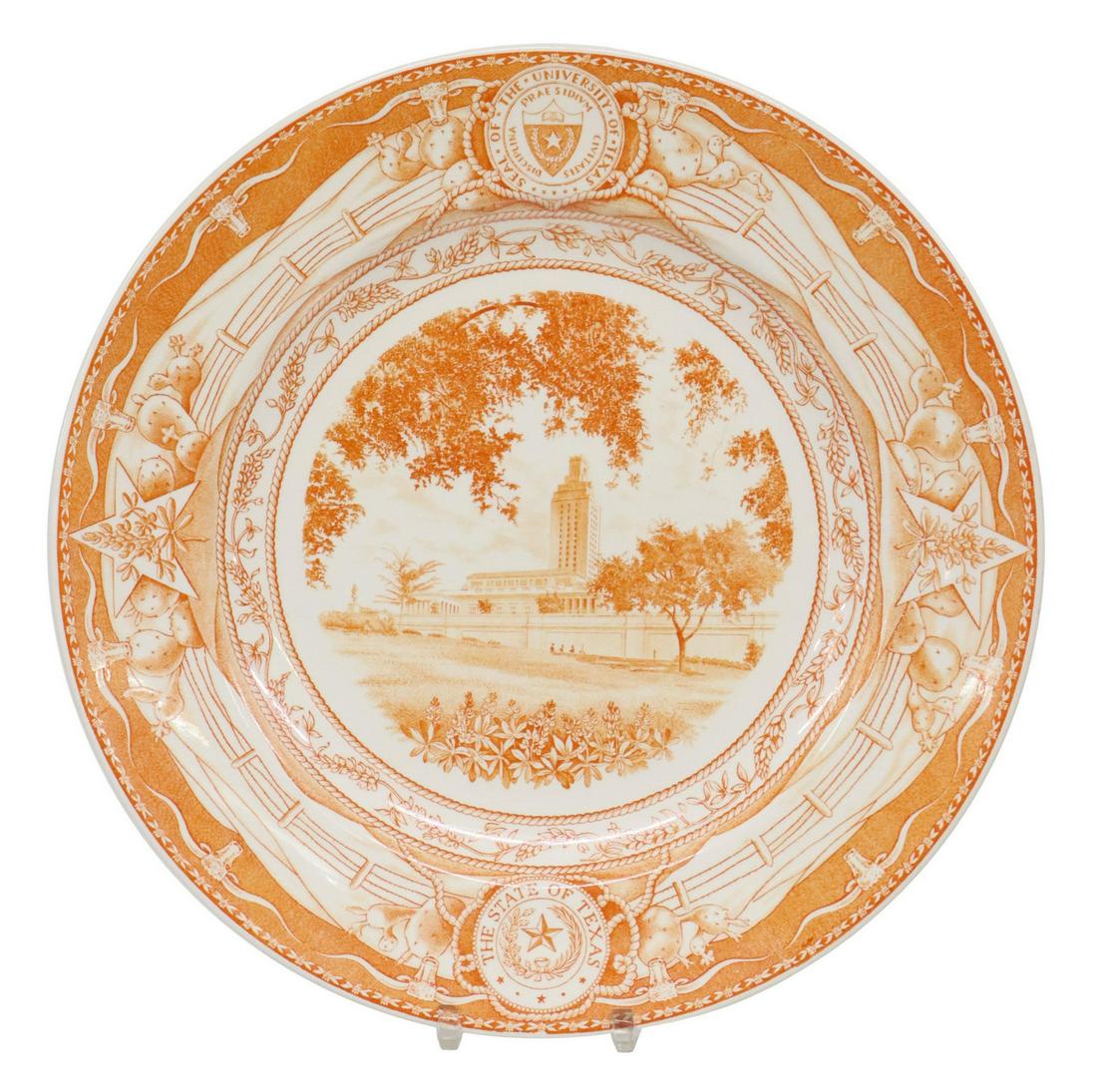 WEDGWOOD UT 'NEW ADMINISTRATIVE BUILDING' PLATE (1 of 4)