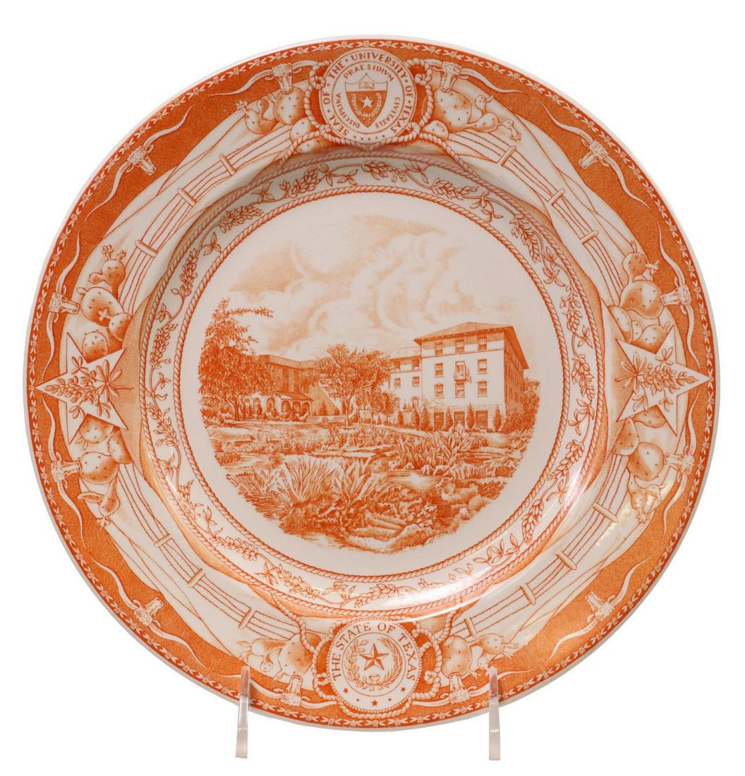 Wedgwood Ut 'littlefield Dorm' Commemorative Plate Auction