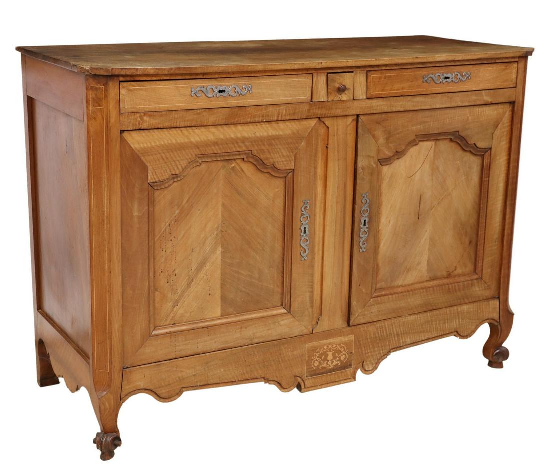 FRENCH PROVINCIAL LOUIS XV STYLE SIDEBOARD (1 of 5)