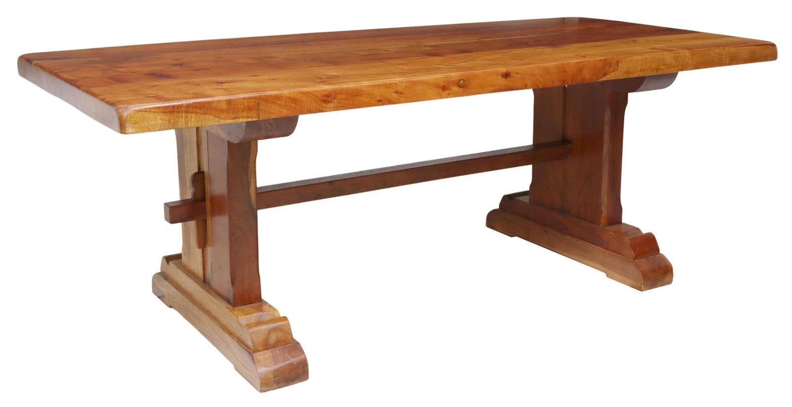 FRENCH MONASTERY OR REFECTORY TABLE, 83"L (1 of 4)