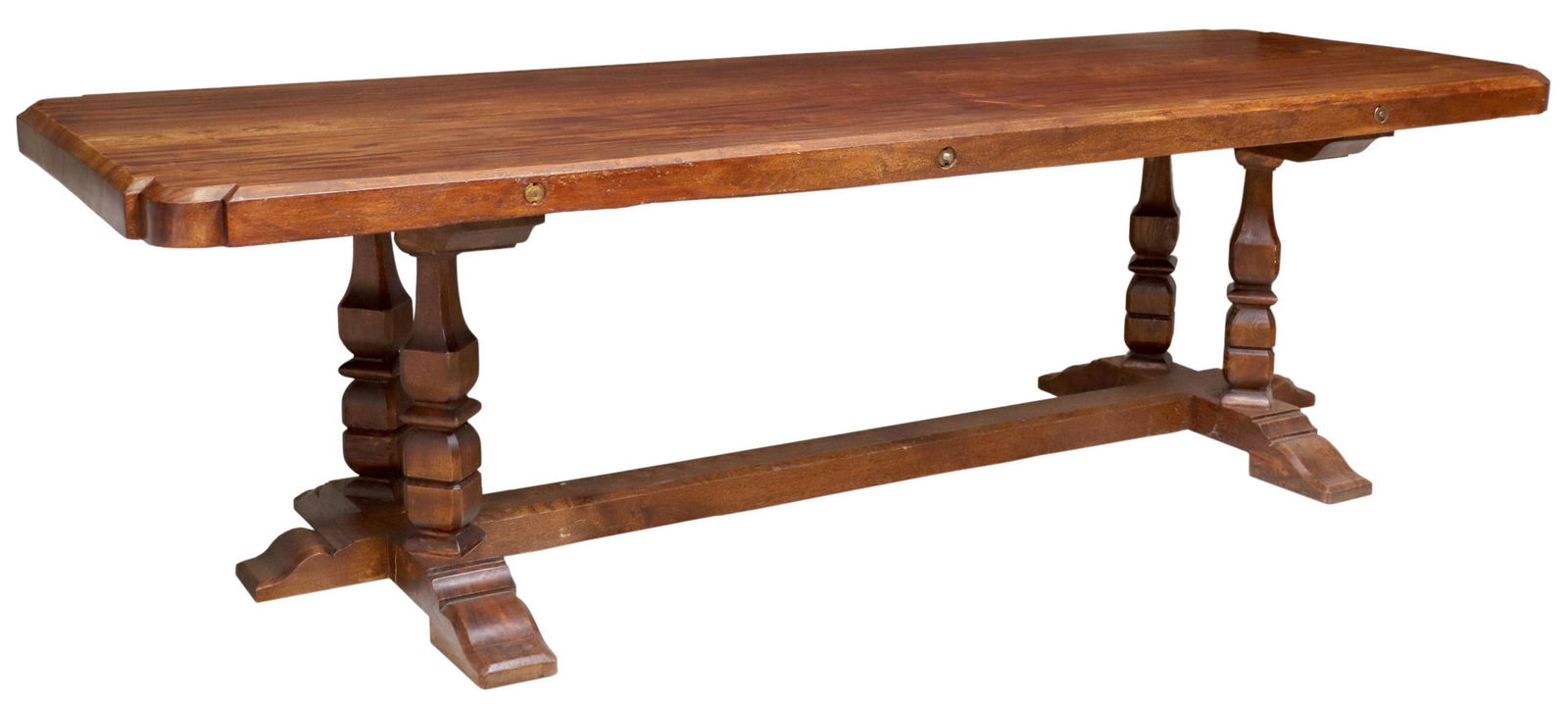 FRENCH MONASTERY TRESTLE TABLE, 99.75"L (1 of 4)