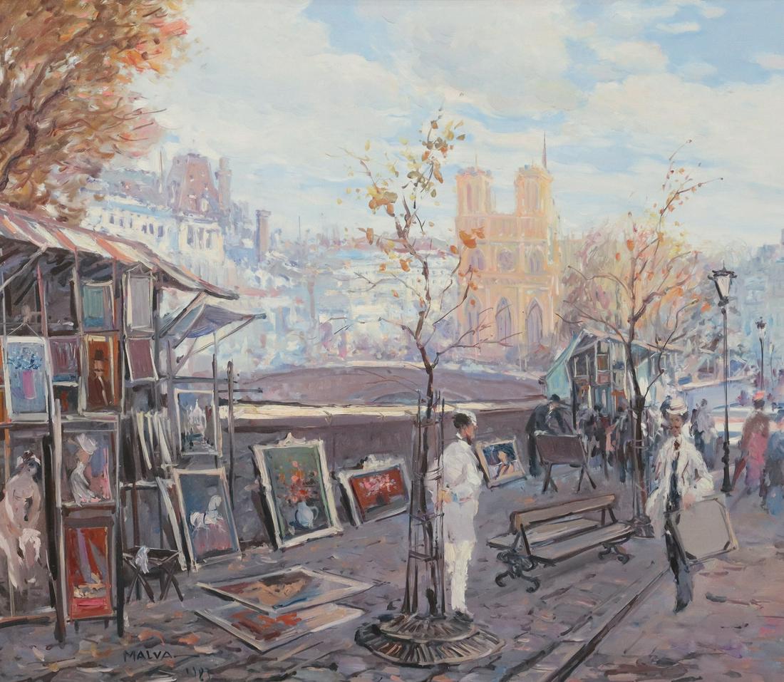 Malva (19512015) Painting 'paris Artist' Auction