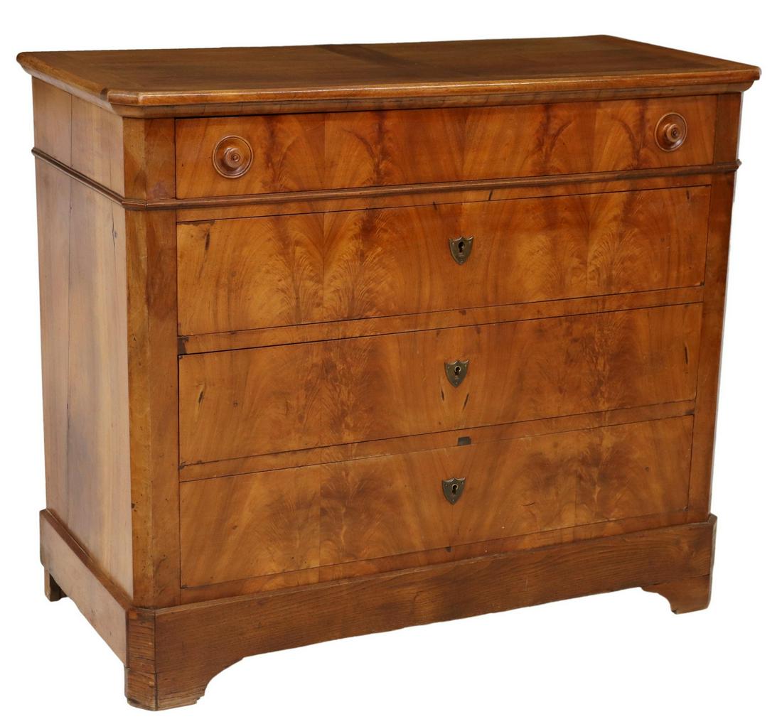 LOUIS PHILIPPE PERIOD FOUR-DRAWER COMMODE (1 of 5)